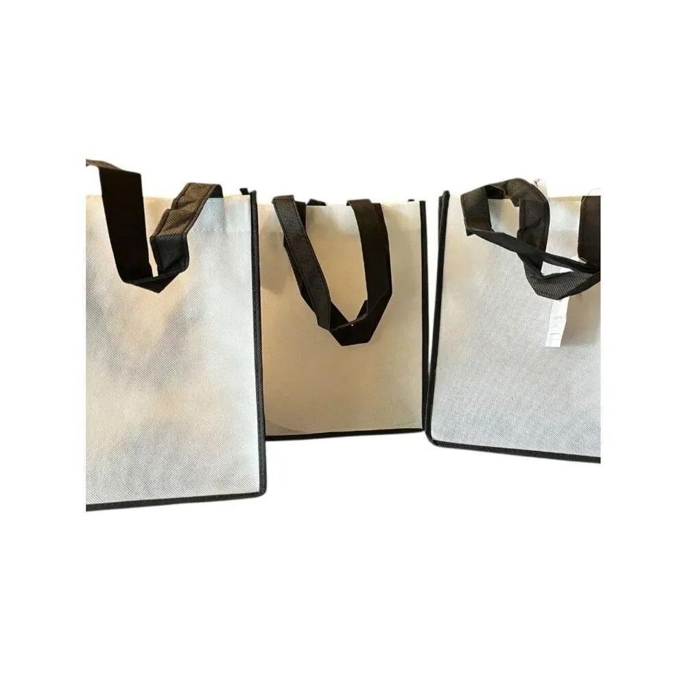 Sea World Reusable Small Shopping Tote Bag Busch Gardens Whale Lion Lot Of 3